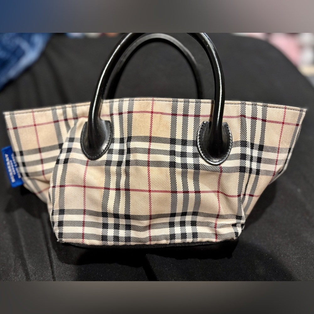 Authentic Burberry Blue Label Nova check hand bag